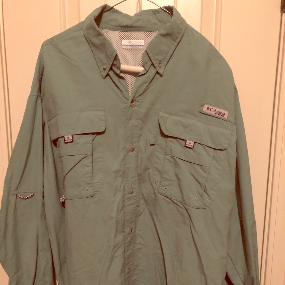 Men’s long sleeve Columbia shirt